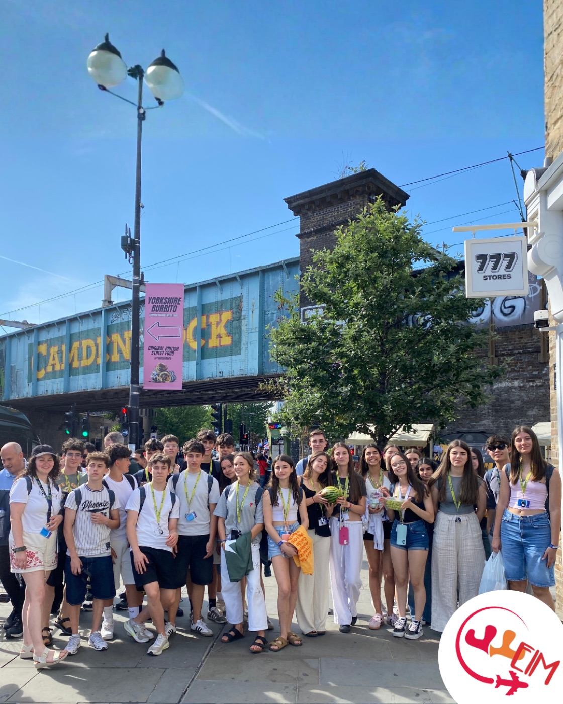 Grupo de Viajes in Motion visitando Camden en Londres